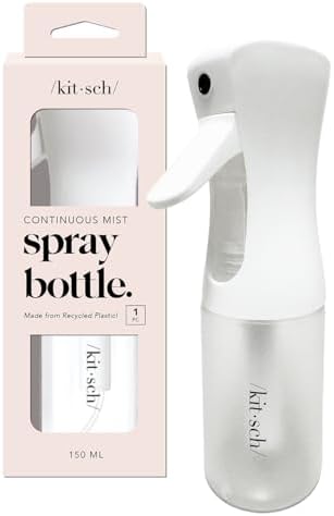 Kitsch Jumbo Satin Heatless Flexi Rods (4 pcs) and Continuous Spray Bottle (White) Bundle with Discount - Image 7