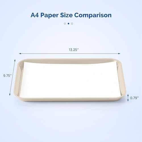 JMU 20 Pcs Beige Dental Procedure Trays Flat Trays Size B 13.25" X 9.75" - Image 3