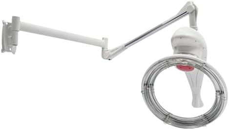 Hair Dryer, 950W Wall Mount Orbiting Rotating Hair Processor Hair Dryer with Wall Mount System for Salon Spa, Adjustable Timer and Temperature (White) by Unknown