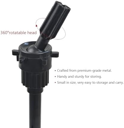 Wig Stand Tripod Mannequin Head Stand for Training Head 25inch - Image 4