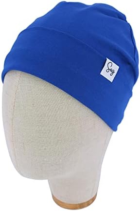Jersey Beanie Hat for Newborn Baby Boys Girls Silky Satin Lined Hats Bonnet Toddler Infant Little Kids Beanies Caps - Image 2