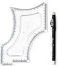 The Cut Buddy Original Shaping Tool, Clear Beard and Hairline Template with Bonus Tracer Pencil, As Seen on Shark Tank by TheCutBuddy