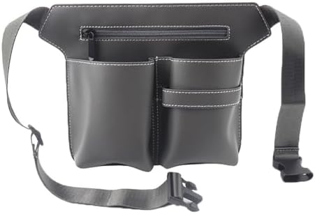 Scissor Bag,Barber PU Leather Waist Pouch,Professional Hairdressing Tools Storage Holster with Waist Belt,Hairstylist Waist Belt,Professional Hairdressing Tools Storage Holster by CRSUSUKJ