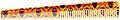 Pegasus Skulleto 302, 7in Hard Rubber Barber Comb with Extra Fine Teeth, Seamless, Smooth Edges, Anti Static, Heat and Chemically Resistant, Wet Hair, Everyday Grooming Comb | Peines de goma dura - Gold by AmeliaBeauty