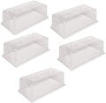 SUNPACK Sundome Plastic Multi-Vented Humidity Dome, Clear, 7", Pack of 5 by SUNPACK