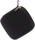Mini Pouch for Organization, Soft Small Electronic Organizer Travel Storage Carrying Tech Bag Compatible with MagSafe Power Adapter, Laptop Accessories Cables, Cords, USB Drives, Earphones Black by TUBGIIKS
