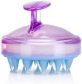 INVODA Scalp Massager Shampoo Brush Soft Silicone Bristles for Dandruff Removal & Hair Growth, Waterproof Wet/Dry Use, Men, Women & Pets by INVODA