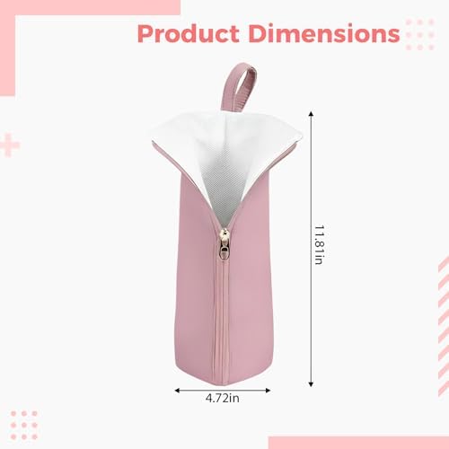 Curling Iron Travel Bag with Hanging Hook and Zipper, Heat Resistant Styling Tools Pouch, Waterproof and Dustproof Organizer for Hair Straightener, Portable Carrying Case for Travel - Image 4