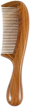 Louise Maelys Wood Fine Tooth Comb For Thick Hair, Anti Static by LouiseMaelys