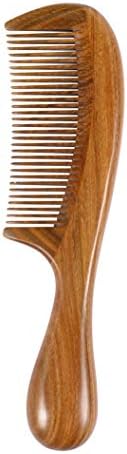 Louise Maelys Wood Fine Tooth Comb For Thick Hair, Anti Static by LouiseMaelys