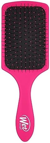 Wet Brush Paddle Detangler Hair Brush, Pink, Ultra-Soft IntelliFlex Bristles with AquaVent Design, Great For Treatment & Mask Application, Women, Men, Wet, Dry and Damaged Hair by WetBrush