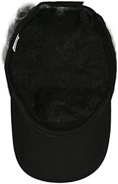 Funny Hats with Fake Hair Frosted Tips Wig Visor Cap for Men Women - Image 6