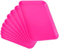 JMU 10 Pcs Hot Pink Dental Procedure Trays Flat Trays Size B 13.25" X 9.75" by JMU