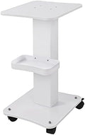 Beauty Trolley Cart with Wheels, 3 Tier Aluminum Beauty Rolling Cart, Hair Salon, Spa Salon, Vacuum Therapy Machine Trolley, Load 135lbs, 26.7 x 13.8 x 15 inch by Meifuly