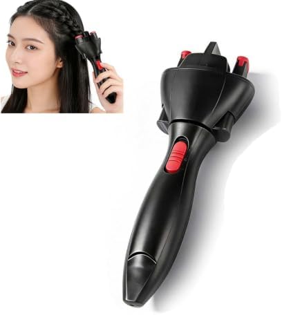Automatic Hair Braider, Auto Smart DIY Hair Styling Tools, Electric Hair Twister and Braider Machine, Braid Maker for Women, Battery Powered (Not Included) by Unknown