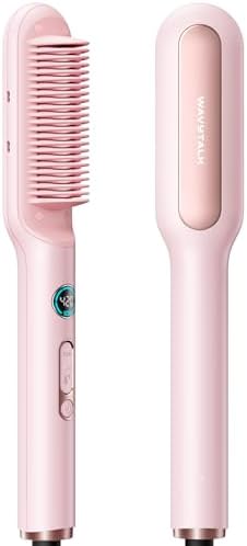 Wavytalk Hair Straightener Brush, Sleek Sweep Ionic Straightening Brush by wavytalk-HairTalks