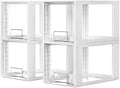 Vtopmart 4 Pack Large Stackable Storage Drawers, White by Vtopmart