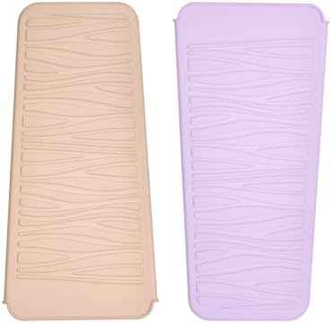Silicone Heat Resistant Travel Mat Pouch for Hair Straightener, Crimping Iron, Curling Wand, Flat Iron, and Styling Tools by EIOKIT