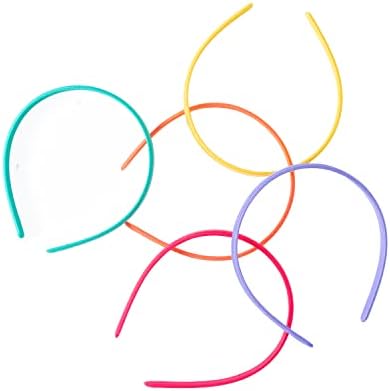 Goody Kids Ouchless Classic Headband , Assorted Colors - For All Hair Types - Beautiful Design for Instant Style - Pain-Free Hair Accessories for Boys, and Girls, 5 Count (Pack of 1) - Image 2
