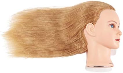 20-22" Mannequin Head with 100% Human Hair for Hairdresser - Image 6