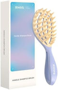 RHOS Scalp Massager Shampoo Brush, Scalp Brush with Handle (Puple) by RHOS