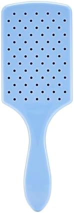 Wet Brush Paddle Detangler Hair Brush, Sky, Ultra-Soft IntelliFlex Bristles with AquaVent Design, Great For Treatment & Mask Application, Women, Men, Wet, Dry and Damaged Hair - Image 2