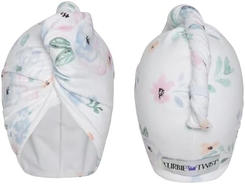 Turbie Twist Microfiber Hair Towel, Watercolor Floral (2 Pack) by TurbieTwist