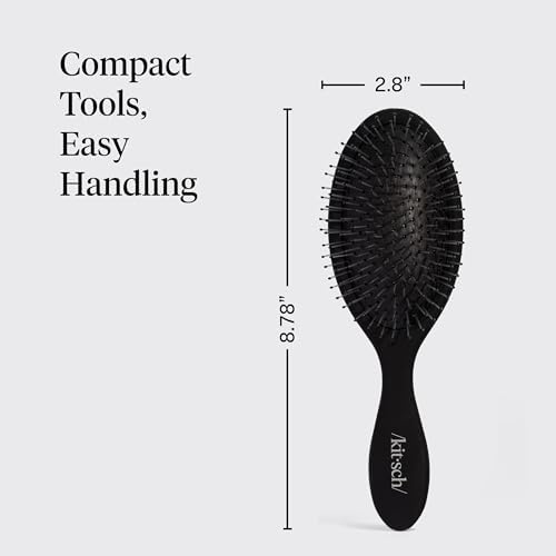 Kitsch Wet Dry Brush Detangler – Hair Brush for Women - Black - Image 4
