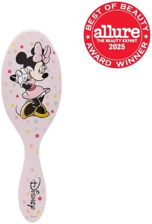 Wet Brush Original Detangling Hair Brush, Hello Disney Minnie Mouse - Ultra-Soft IntelliFlex Bristles - Detangler Brush Glide Through Tangles With Ease For All - For Women, Men, Wet & Dry Hair - Image 2