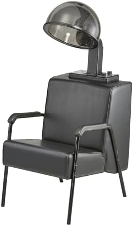 Pibbs 1098 Salon Dryer Chair Black Vinyl Universal Hooded Dryer Fit - Image 3