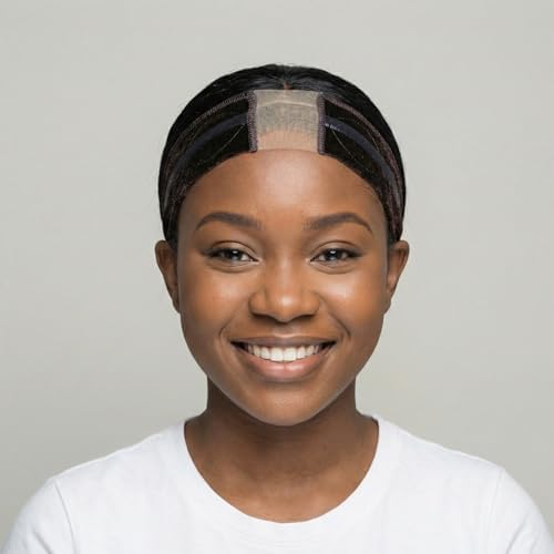 LIT UNICORNS Wig Grip Band with Silicone | Non-Slip to Keep Wig in Place | Premium Adjustable Velvet Gripper for Lace Front Wigs (Brown) - Image 2