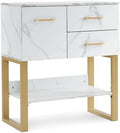 BarberPub Styling Station, Wall Mount Storage Cabinet 3185 (White) by BarberPub