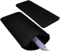 Silicone Heat Resistant Mat Pouch for Hair Straightener,Curling Iron, Black by Fouews