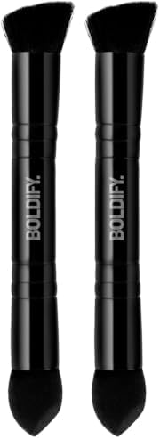 BOLDIFY Hairline Powder Brush, Root Touch Up Brush Applicator – Dual-Ended x 2 by Boldify