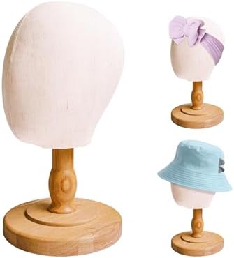 CHADWICK Child Mannequin Head Stand, Non-Pinnable, 19.69-Inch Beige by CHADWICK