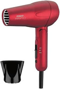 Conair Hair Dryer, Mini Pro, Travel, Folding Handle, Red by conair