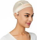 Wig Cap for Women,Wig Grip Cap for Keeping Wigs in Place,Non Slip Caps with Velvet Grip Band Make Your Wigs Be Glueless(Nude,S) by lucicass