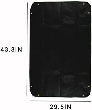 BIUWING 2 PCS Large Repotting Mat for Plant Transplanting and Mess Control, 43" X 29" Thickened Foldable Waterproof Plant Potting Tray, Portable Potting Mat Gardening Tray for House Plants Succulents - Image 3