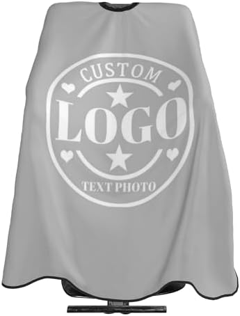 Custom Barber Cape Customized Haircut Capes Logo Text Photo Salon Hairdressing Apron for Home and Barbershop by Custom