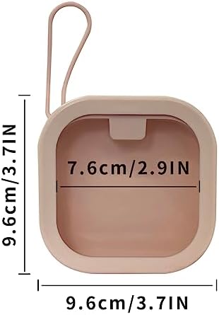 KVZVK 2 Pack Hair Tie Organizer Boxes，Portable Travel Hair Accessory Storage Organizer for Girls Womens Hair Tie , Cotton Swab ,Small Items Accessories Holder Containers - Image 5