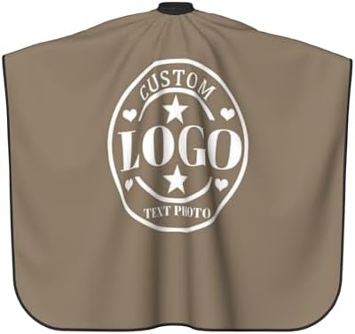 Custom Barber Cape Customized Haircut Capes Logo Text Photo Salon Hairdressing Apron for Home and Barbershop - Image 2