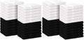 Avalon Towels Salon Towel - Black and White Hand Towels Bulk Pack of 48-100% Cotton Absorbent Spa, Facial & Gym Towel for Working Out - 16x27 Inches (Not Bleach Proof) by AvalonTowels