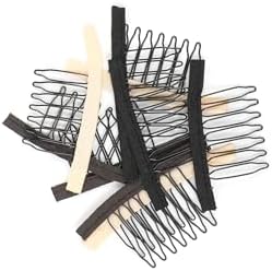 30 Pcs Wig Clips Wig Comb Wig Combs to Secure Wig 7-Teeth Wig Combs for Making Wig Caps (30 Pcs, Mixed) by xuxisowo