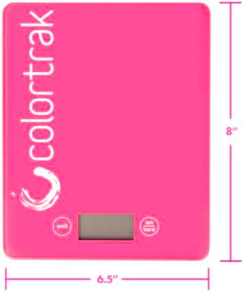 Colortrak Digital Scale, Tempered Glass, 8" x 6.5" - Image 2