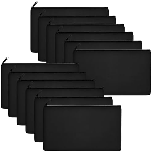 Legigo Blank Canvas Bags Zipper Pouch Makeup Bags Pencil Pouch Bulk by Legigo