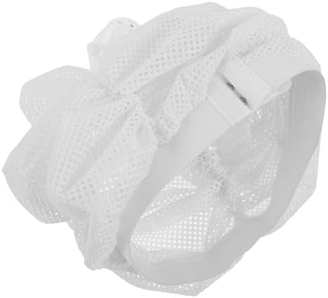 OUNONA Mesh Net Plopping Hair Bonnet with Drawstring for Curly Hair by OUNONA