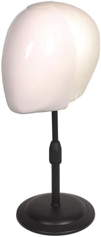 17inchs Styrofoam Mannequin Head (1 Pack) - White Foam Wig Stand with mask for Wigs, Hats, Masks, Hairpieces, Arts, Crafts, DIY Projects, Salon Display, and Travel Use (White color) - Image 2