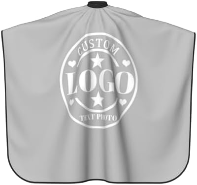 Custom Barber Cape Customized Haircut Capes Logo Text Photo Salon Hairdressing Apron for Home and Barbershop - Image 2