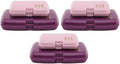 Caboodles Care Pack + Lil Bit Set, Pink & Violet, Travel Organizers for Makeup, Snap-Tight Latch for Mess-Free Travel, Size, Compact (Pack of 3) by Caboodles