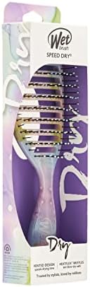 Wet Brush Speed Dry Hair Brush - Splatter (Color Wash) - Vented Design and Ultra Soft HeatFlex Bristles Are Blow Dry Safe With Ergonomic Handle Manages Tangle and Uncontrollable Hair - Pain-Free - Image 5